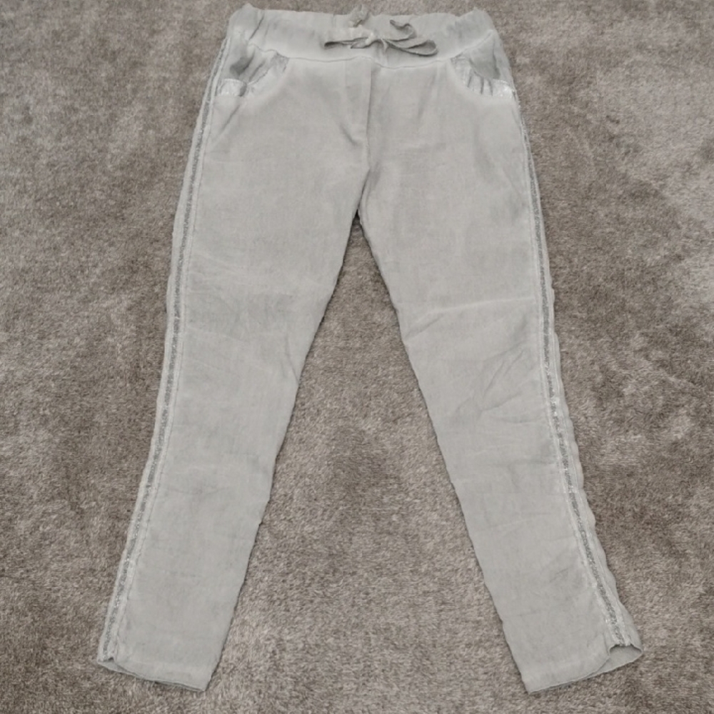 Brand Bazaar Fine Wale Corduroys Metallic Trim Unsized S?